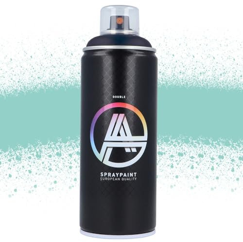 Double A Spraypaint Sprühdose 400ml Sprühfarbe Acryllack Sprühlack matt hochdeckend DIY Kunststoff Metall Möbel Deko (DA-192 Schiefdruff Peppermint)