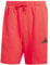 adidas Herren Essential Three Stripes French Terry Short, Pure Ruby/Black, XS