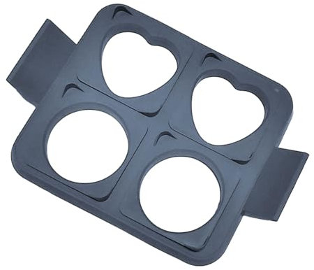Griddles Eggs Rings Tray Detachable Rings NonStick Silicones Eggs Rings NonStick Detachable Eggs Molds Griddles Eggs Rings Tray