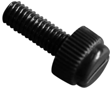 AYYSSM Tornillo moleteado ranurado de Nailon Negro Tornillo de Mariposa de plástico Perno de precisión(30mm,M5 (10Pcs))