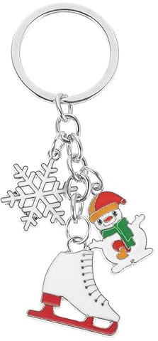 MOBUTOFU Schlüsselanhänger Aus Weihnachtsmotiv Dekorativer Anhänger Rucksackring Taschenanhänger Robust Und Langlebig Einzigartig Und Modisch Leicht Anzuhängen