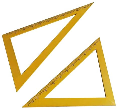 FytStycale Whiteboard Geometry Ruler,Multifunction Teaching Ruler,Large Digital Drawing Math Geometry Tool for Drafting White Board, Triangle