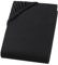 Spannbettlaken 120x200 cm - Jersey Spannbetttuch 100% Baumwolle - Komfort Bettlaken für Matratzen bis 30 cm Höhe, Spannbettlaken Farbe Schwarz