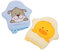 Toyvian 2St Badewatte badekugeln badezusätze babyhandtücher Badehandschuh Schwamm esponja Bebe badetuch feuchttücher Zubehör für die Babyparty Peeling-Handtuch Baumwolle
