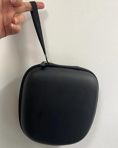 Hard Shell Large Carrying Headphones Case Headphone Headset Case Compatible with Most Models on The Market Universal Wireless On-Ear Headphones Black Box