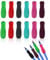12Pcs Colour Special Supplies Foam Pencil Grips Soft Foam for Adults, Paint Brush Holder Ergonomic Open Slip Insert Pen Right Left-Handed Use for Drawing,Handwriting,Coloring Education and Crafts