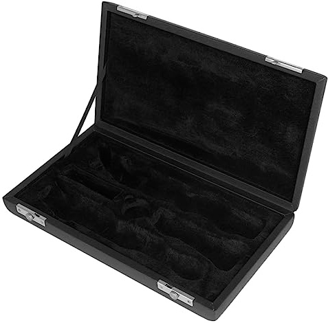 Warmhm Oboen Aufbewahrungsbox mit Druckverschluss aus Pu und Metall Großer Schutz Case für Oboe Tragbar und Stoßfest für Reisen und Sichere Aufbewahrung