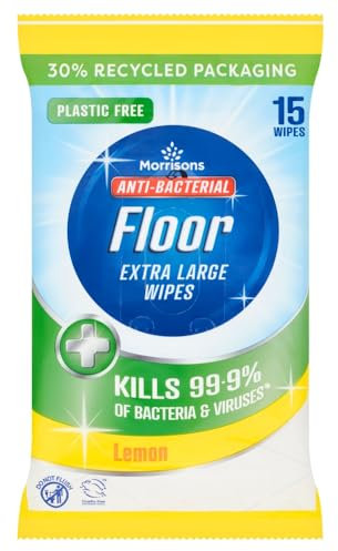 Morrisons Floor Lemon Wipes 15pk