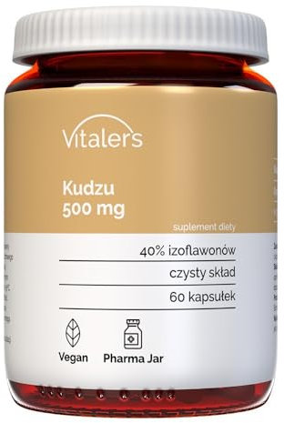 Vitaler's Kudzu Root 500 mg - 60 gélules, Végétalien, 2 mois de supplémentation Sans conservateur, Composition pure