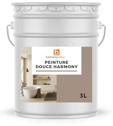 Peinture Douce Harmony - 3 L 62.Ficelle - Harmony Béton