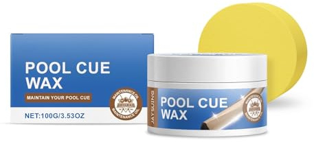 KARELLS Queue-Wachs,Billardqueue-Pflegewachse für Reinigung und Wartung, Billardstab-Conditioner-Wachse, Poolqueue-Schutzwachse,100 g