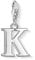 Thomas Sabo Damen Charm-Anhänger K Buchstabe Charm Club 925 Sterling Silber 0185-001-12