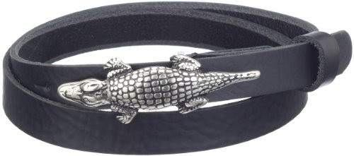MGM Damen Gürtel 950-5104, Gr. 80, Schwarz (Schwarz)