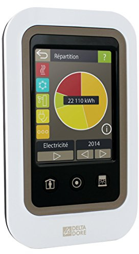 Delta Dore Indicateur des consommations électriques et gestionnaire des automatismes Tywatt 2000 - Gestionnaire d'énergie - 6110027