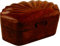 GURU SHOP Puzzlebox, Schmuckschatulle, Magic Box, Schachtel mit Geheim Verschluß - Muschel, Braun, 5x11x8 cm, Dosen, Boxen & Schatullen