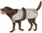 Danish Design 260593/3706 Danish Design Pet Products 2 in 1 Hunde Mantel (70cm) (Grau/Schwarz)