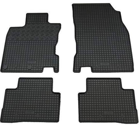 Gummi Fußmatten Set, 4teilig, Gummifußmatten Gummimatten Matten