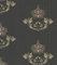 Harald Glööckler Imperial Barock Tapete 54854 Schwarz mit goldener Krone