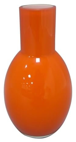 Paulnagel Überfang-Vase, orange, Daisy