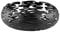 Alessi BM02 B Corbeille Ronde, Noir, Taille Unique