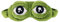 DMZK Frosch Augen Maske Schlafen Lustige Schlafmaske, 3D Augenklappe Augenbinde, Kreative Cartoon Frosch Augenmaske
