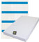 TE-Office 32 Stück Kabel Aufkleber Label Etiketten Selbstklebend Kabelmarkierer Kabelkennzeichnung Kabelbeschrifter A4 Bogen 25x64mm Blau