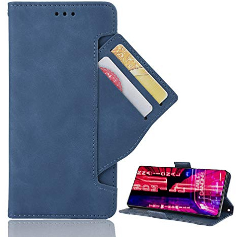 Schutzhüllen für Google Pixel 4a 5G Ledertasche Hülle Kunstleder Flip Case Mit Mehreren Kartensteckplätzen und Halterungsfunktion Stoßfest Magnetische Handyhülle für Google Pixel 4a 5G(Blau)