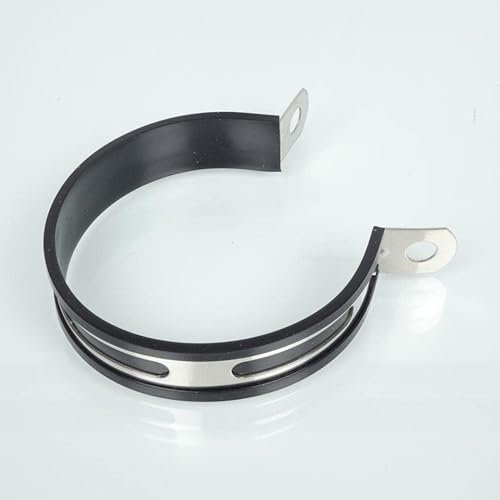 Collier support de silencieux de pot d échappement Brazoline Ø90mm compatible avec moto