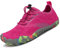 SAGUARO Zapatillas de Trail Niñas Calzado Descalzos Niños Zapatillas de Deporte Fitness Correr en Asfalto Transpirables Minimalistas Barefoot Zapatos Senderismo Antideslizantes Exterior Rosa 29 EU