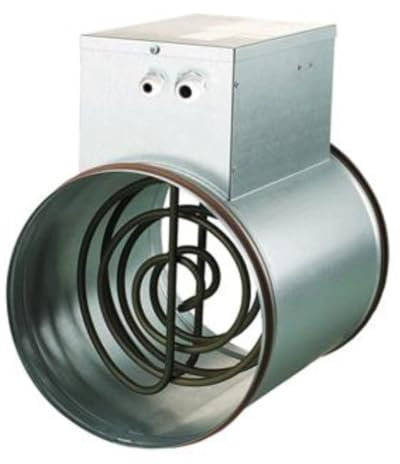 Grow Heizlüfter 600 Watt mit 125 mm Anschluss - Stab für Grow-Room heizgebläse Indoor Anbau heizstrahler Schnellheizer sparsam luftheizung Warm Luft Heizung