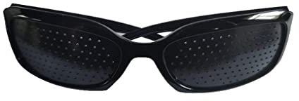 vreplrse Pinhole Glasses Compact Design Porous Eyeglasses Shock Resistant Eyewear Eye Training Exercise Care