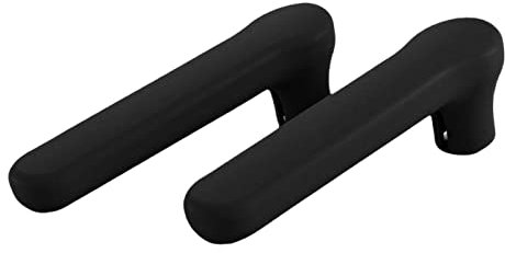 F Fityle 2Pcs Door Handle Covers Silicone Door Handle Protective Cover Baby Door Knob Cover for Children Home Protection, Anti Static, Black