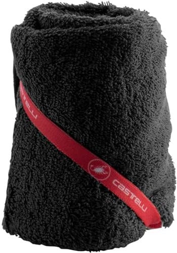 CASTELLI 4522530-010 Insider Towel Handtuch Men's Schwarz Rot Uni