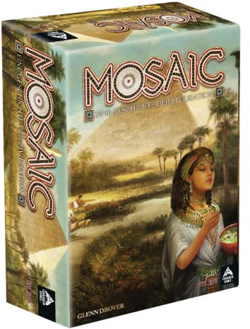 Sylex Edition| Mosaic: Eine Geschichte der Zivilisation, Expertenspiel, Strategiespiel, 1-6 Spieler, Ab 14+ Jahren, 120 Minuten, Deutsch