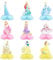 9 Stück Prinzessin Geburtstag Deko Mädchen, Prinzessin Party Honeycomb Ball Dekorationen- Mittelstücke Bienenwabe, für Prinzessin-Themen Partydekorationen, Kindergeburtstag deko Tischdekorationen