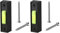 KVSERT Lot de 2 interrupteurs universels pour porte de garage 41A4166 - Bouton poussoir filaire - Finition noire avec bouton