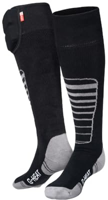 G-HEAT – Beheizbare Socken Outdoor, Beheizte Akku-Socken für Damen & Herren, Thermosocken für Ski, Wandern, Reiten