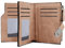 GOUNNU Portefeuille Femme en PU Cuir Porte Monnaie pour Femme Lisse et Souple Portefeuille Petit Format Compact avec 16 Emplacements de Carte, Porte-Monnaie Court en Cuir Synthétique Bifold (Brun)