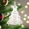 Beecreative Personalised Family Christmas Ornament - Custom Family Of 3, 4, 5 Christmas Tree Ornament - Festive Xmas Tree Bauble Keepsake - Family Gift - With Gift Box
