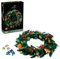 LEGO Botanicals Weihnachtskranz - Winterdeko zum Aufhängen - Weihnachtlicher Tischschmuck - Achtsames Bauprojekt - Adventskranz und Türkranz selber machen - Weihnachtsgeschenke für Erwachsene 10340