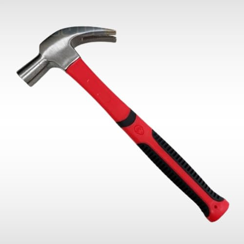 Dunnet Tools Traditional Cross Pein Hammer | Durable Carbon Steel Head for Camping, Pin, Panel, Tack, & Nails | Lightweight Claw & Small Hammer, Estwing Style (20oz Claw Hammer)