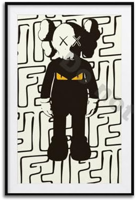 TULAOJI Kawart Fend-Art dekorativer Maldruck, Leinwand, Wandkunst, Wohnzimmer, Schlafzimmer, Poster, Gemälde, 60 x 90 cm