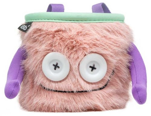 8BPLUS - Borsa per magnesia per arrampicata, blocco, cintura e confezione regalo inclusa, ampia apertura – portaspazzole per mancini e destrorsi (juules)