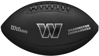 WILSON NFL Team Metallic Premiere Fußball, offizielle Größe, Washington Commanders