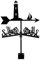 LYDSB Girouette en métal exquise en Forme de Phare, girouette en Acier Inoxydable avec Support de Toit, décorations de Jardin sur Le Toit, indicateur de Direction du Vent, girouette en f