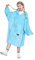 Catalonia Classy Übergroße Fleece Hoodie Decke, Weiche und Warme Decken Hoodie Kinder, Tragbare Decke with Großer Fronttasche für Teenager, Mädchen und Jungen, Blau