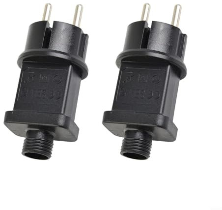 31V LED Netzteil, Transformator Stecker für Weihnachtsbeleuchtung, LED Netzteil Adapter Transformator Treiber IP44 31V 3.6W Transformator Treiber für Niederspannungs LED Adapter(2 PCS)
