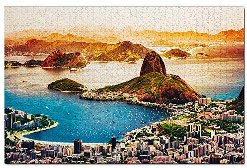 Brasilien Rio De Janeiro Brasilien Puzzle für Erwachsene 1000 Teile Reisegeschenk Souvenir 38x26CM