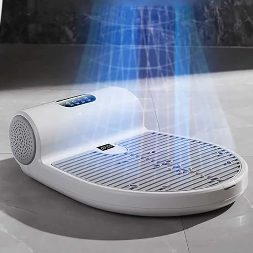 AYCDL Asciugatrice per Il Corpo a ioni Negativi, Aria Fredda + Aria Calda, Controllo della Temperatura a Piacere, con Bilancia, per Bagno, Hotel, palestre