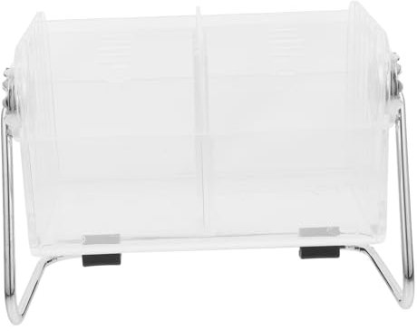 Homoyoyo Klarer Schreibtisch Organizer Für Stifte Und Kosmetik Multifunktionale Aufbewahrungsbox Mit Fächern Für Büro Und Zuhause Transparent Und Elegant
